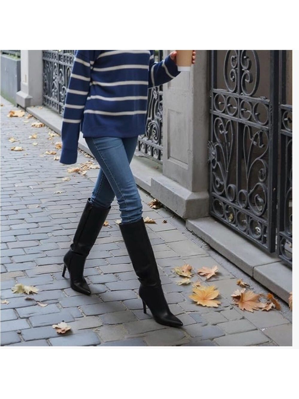 Black Heeled Boots - Picture 5 of 15
